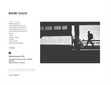 Tablet Screenshot of maximesiegler.com